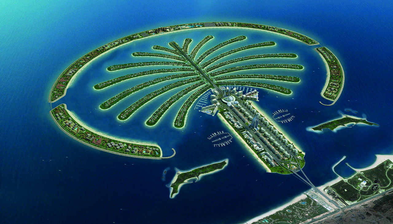 Palm Jumeirah Satellite photo